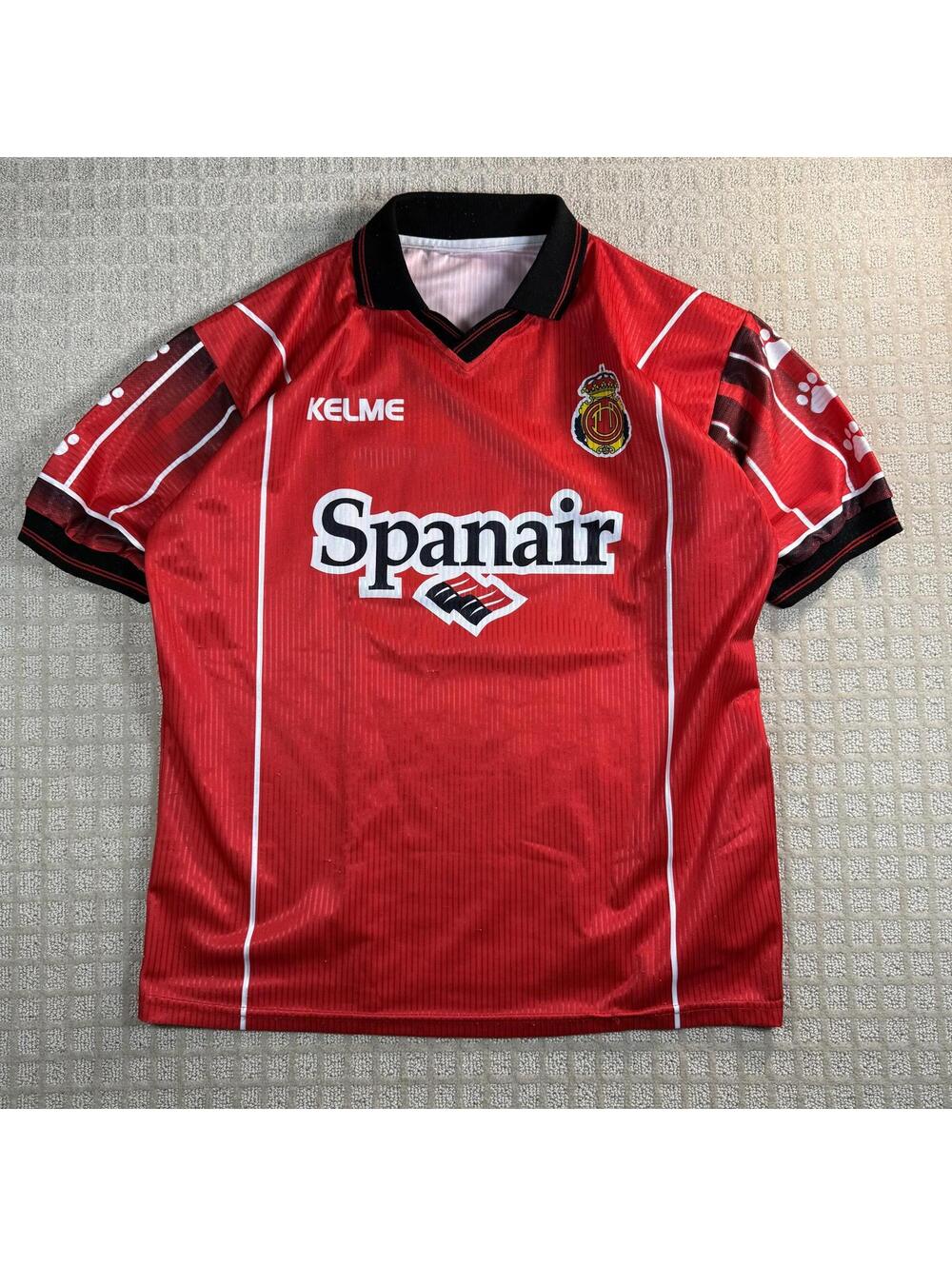 Vintage Kelme RCD Mallorca Spanair Soccer Jersey XL